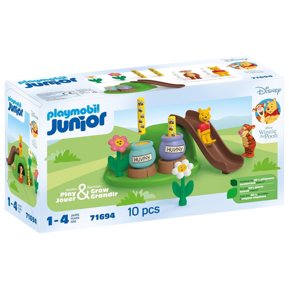 Playmobil Junior & Disney: Winnie the Pooh's & Tigger's Bee Garden Playset