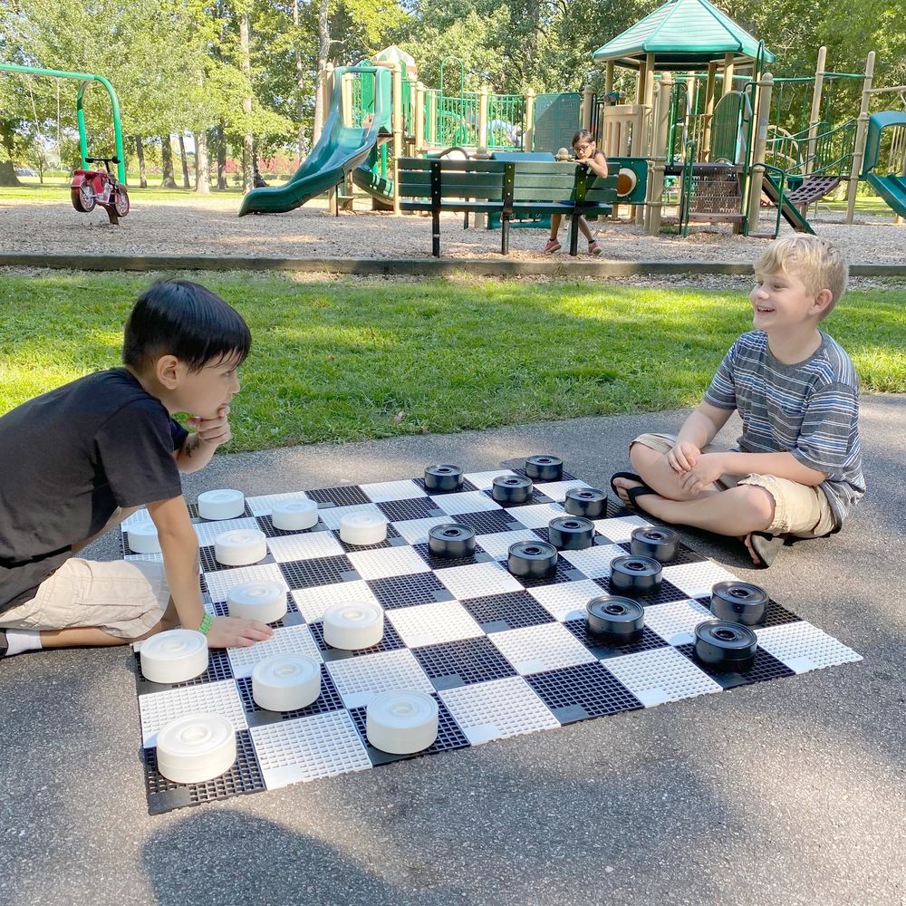 Mini-Giant Checker Pieces