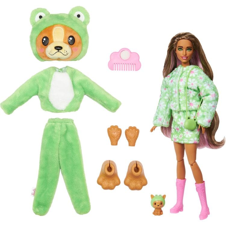 Barbie Cutie Reveal; Chelsea Series 3 - Puppy as Frog