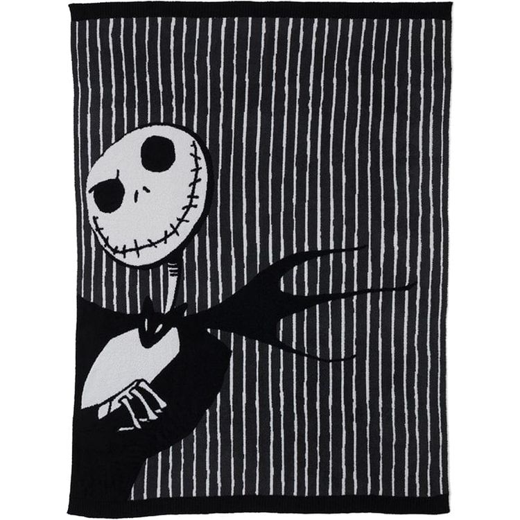 Barefoot Dreams Trend Accessories CozyChic Disney Jack Skellington Throw