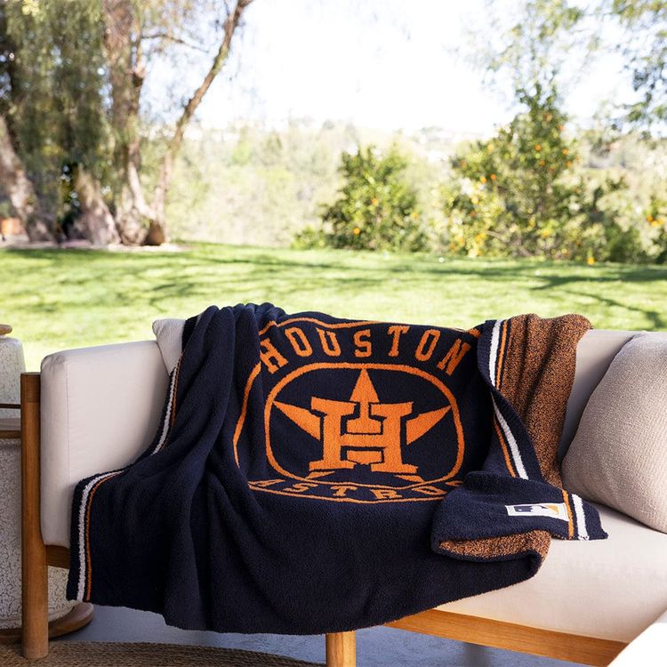 Barefoot Dreams Trend Accessories CozyChic Houston Astros Throw Blanket