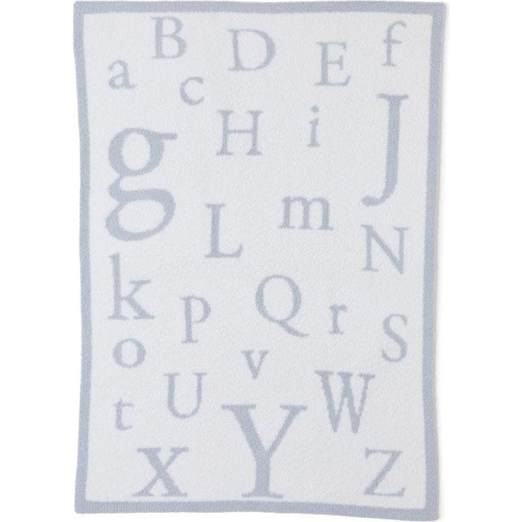 Barefoot Dreams Trend Accessories Ocean-Cream / One Size CozyChic ABC Blanket