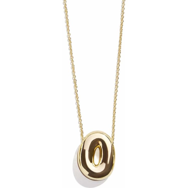 Bauble Bar Trend Accessories Gold Bubble Initial Necklace - O