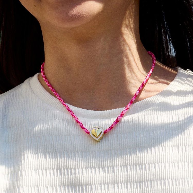 Bauble Bar Trend Accessories Kids' Heart to Heart Friendship Necklace Set