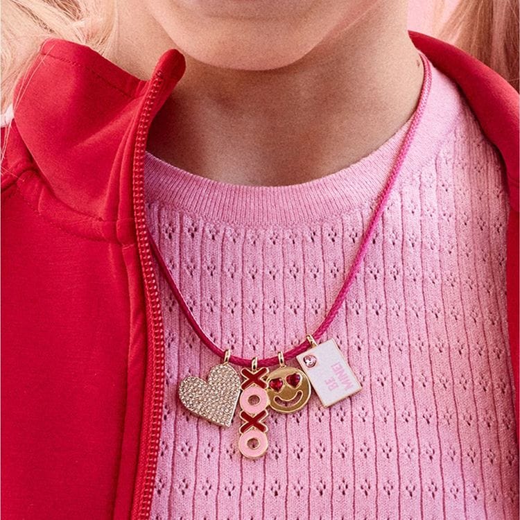 BaubleBar Trend Accessories Kids' Valentine's Charm Necklace
