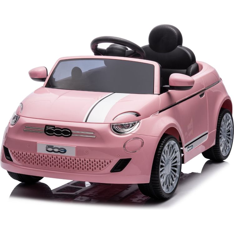 Fiat 500 12V Ride On Car Pink FAO Schwarz