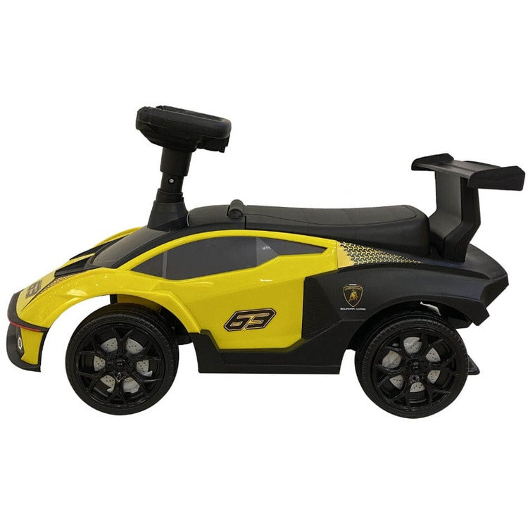 Best Ride on Cars Outdoor Lamborghini SCV Push Car - Yellow