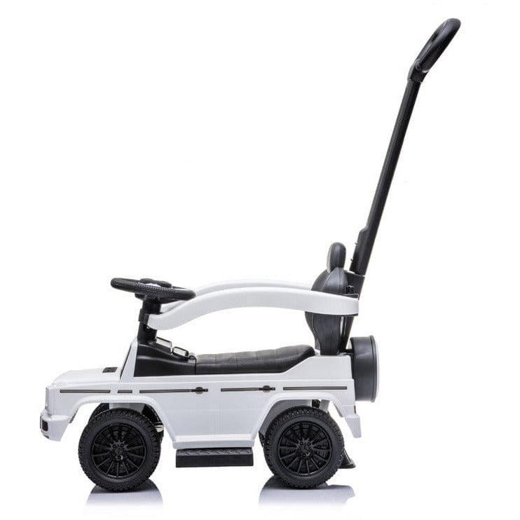 Best Ride on Cars Outdoor Mercedes G-Wagon 3 In 1 Push Car - White
