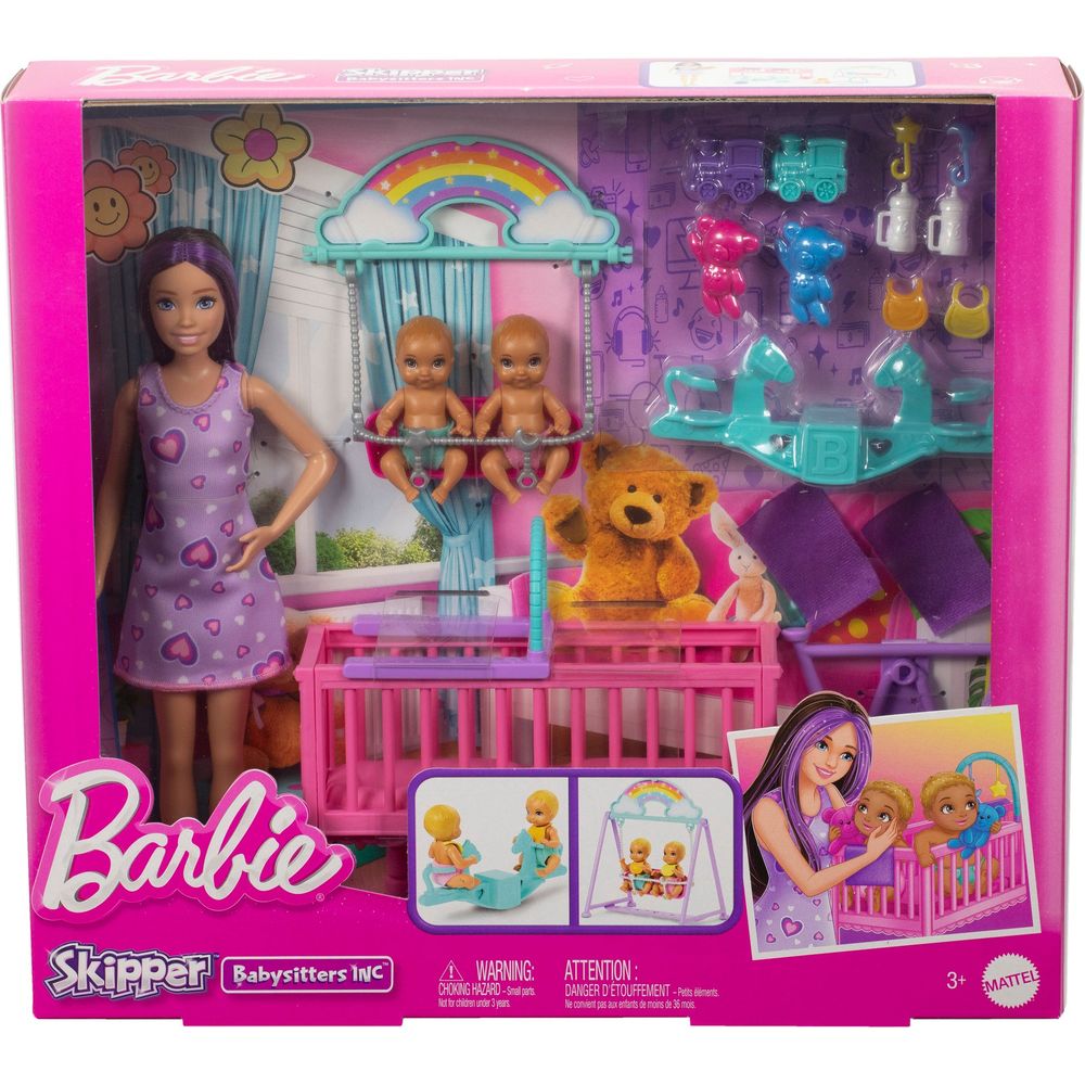 Barbie Twinning Nursery Playset