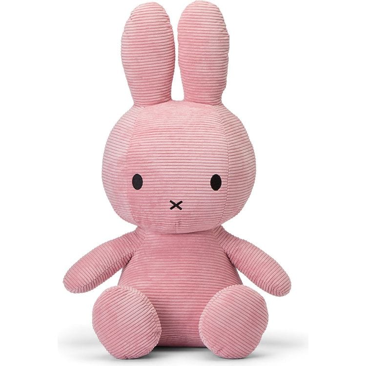 Bon Ton Toys Plush 27.5" Miffy ECO Corduroy Plush - Pink