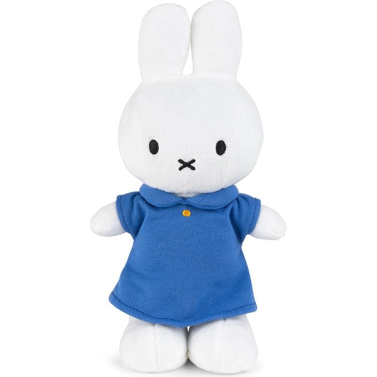 Bon Ton Toys Plush 9.5" Miffy Standing Blue Dress Plush