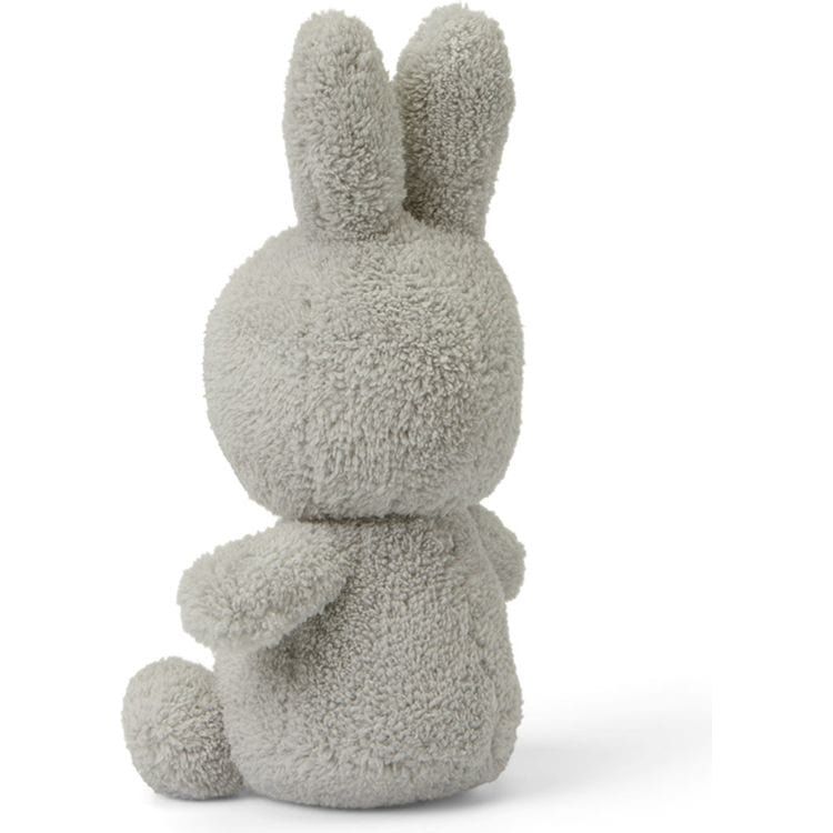 Bon Ton Toys Plush Miffy Sitting Terry Light Grey 9"