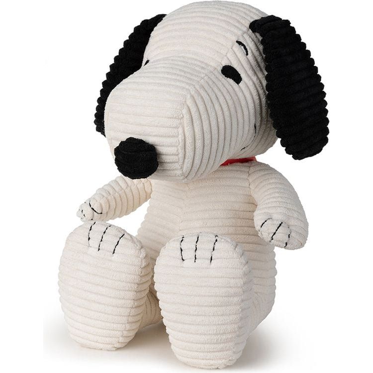 Bon Ton Toys Plush Snoopy Sitting Corduroy Cream in Gift Box 11"