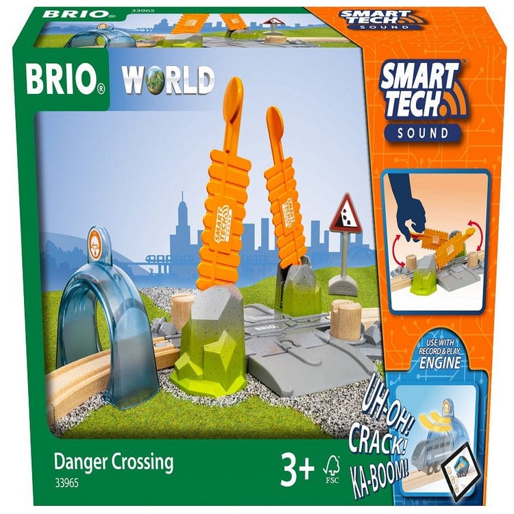 BRIO Smart Tech Sound Danger Crossing – FAO Schwarz