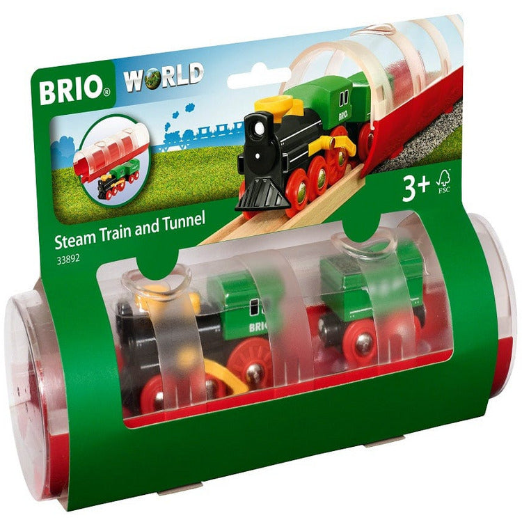 BRIO World Steam Train & Tunnel