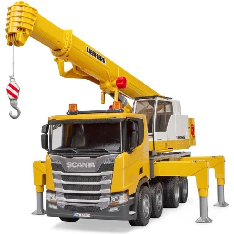 Bruder Vehicles Scania Super 560R Liebherr Crane Truck
