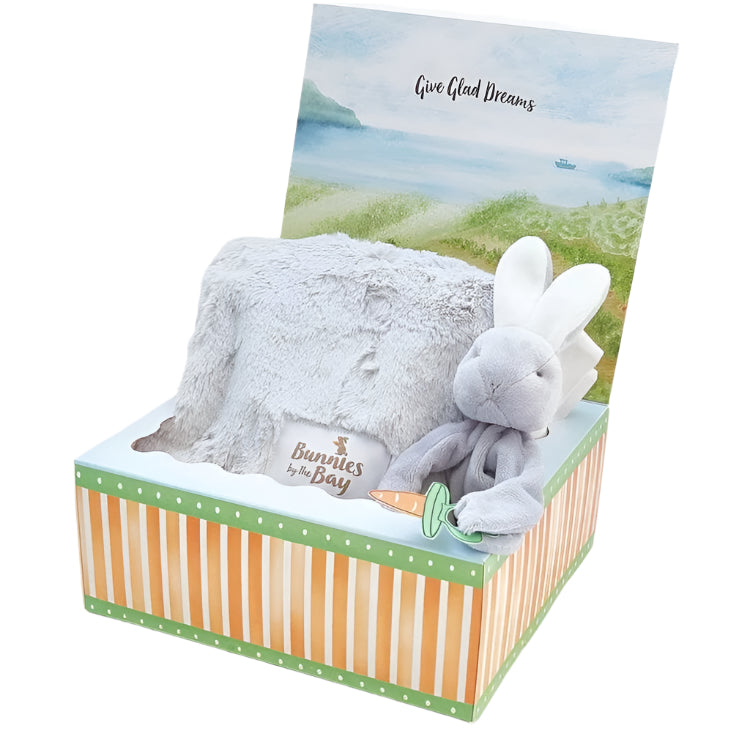 Bunnies By The Bay Infants Snuggle and Sooth Baby Gift Set - Gray