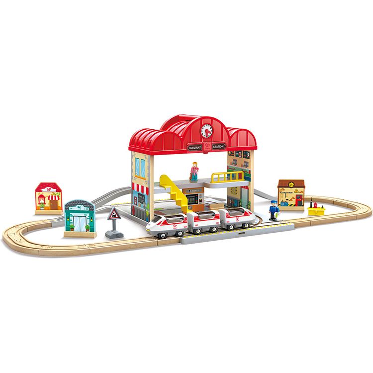 Portable Train Station Set - Main Image