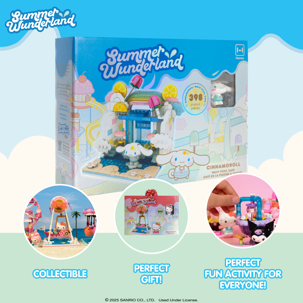Sanrio Building Blocks Summer Wunderland - Cinnamoroll Wave Pool Cafe