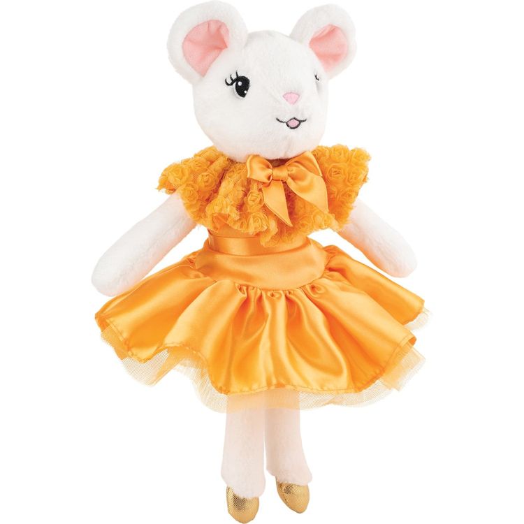 Claris - The Chicest Mouse in Paris™ Plush Claris The Chicest Mouse - Très Chic Tangerine