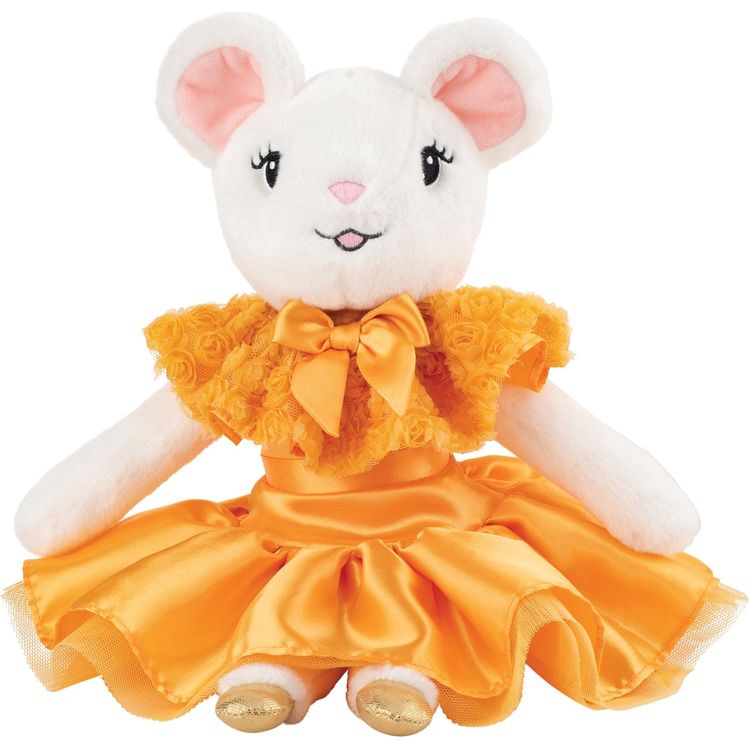 Claris - The Chicest Mouse in Paris™ Plush Claris The Chicest Mouse - Très Chic Tangerine