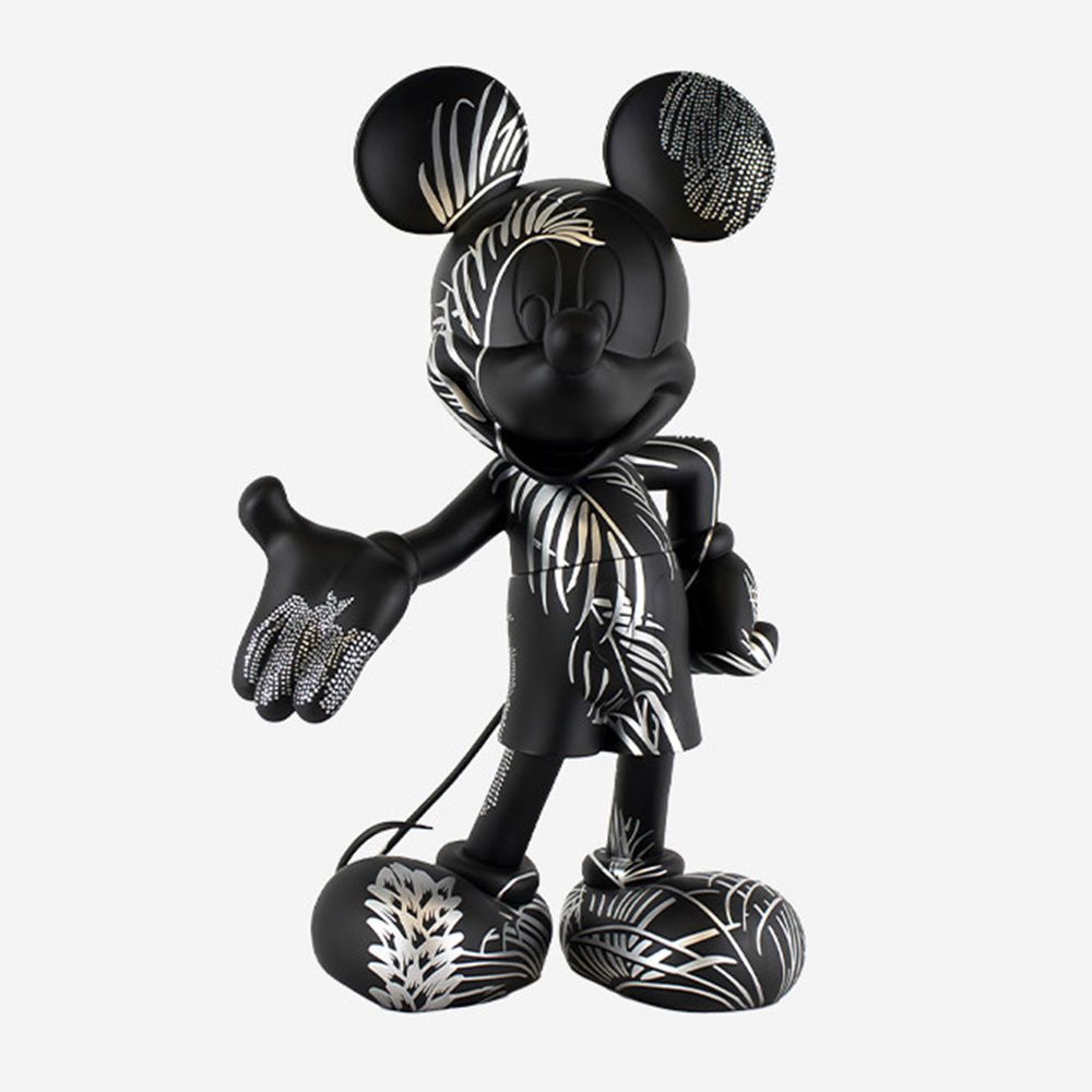 Mickey Mouse 12" Star Style Martyn Lawrence Bullard Figurine - Black & Silver