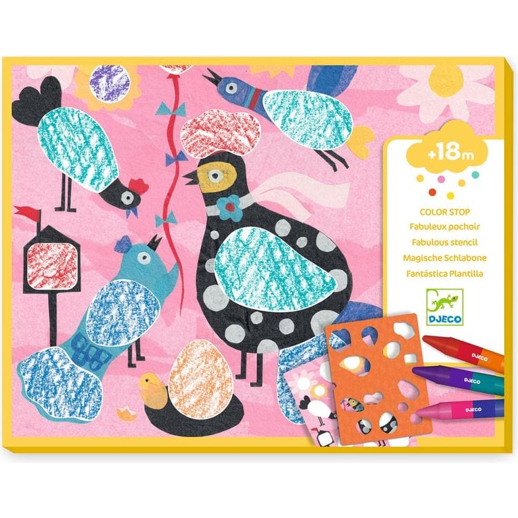 Djeco Creativity Birdie & Co Beginner's Coloring Set