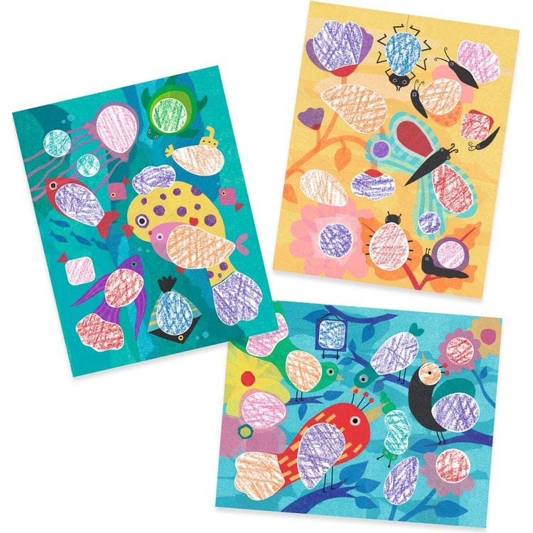 Djeco Creativity Birdie & Co Beginner's Coloring Set