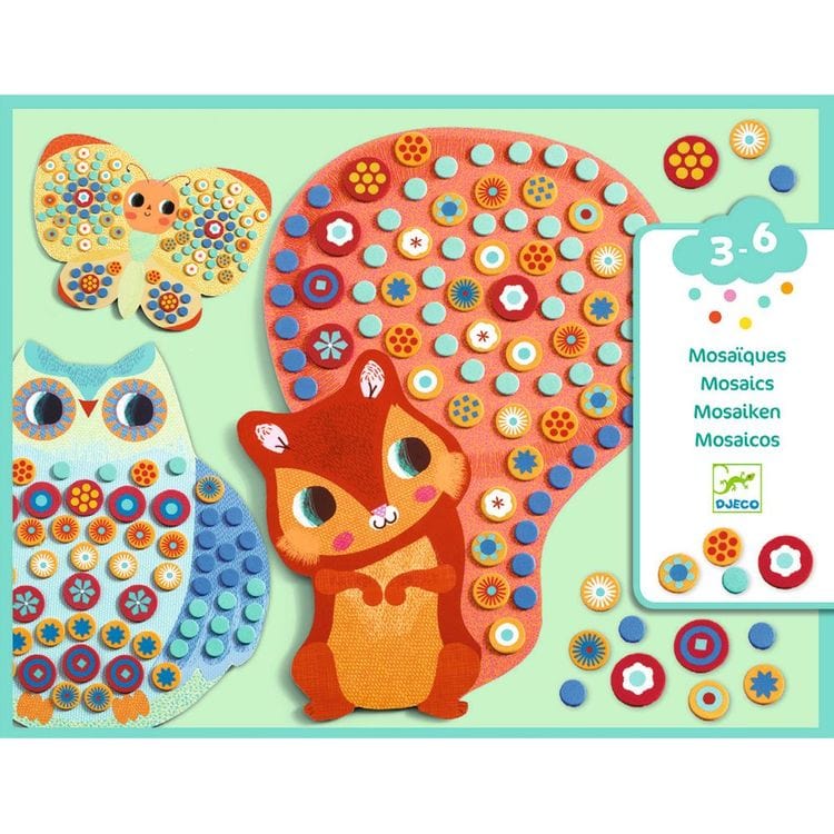 Djeco Creativity Millefiori Sticker Mosaic Collage