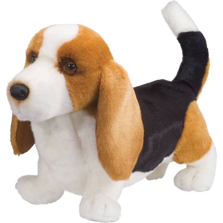 Harold Basset Hound Dog Plush - Main Image