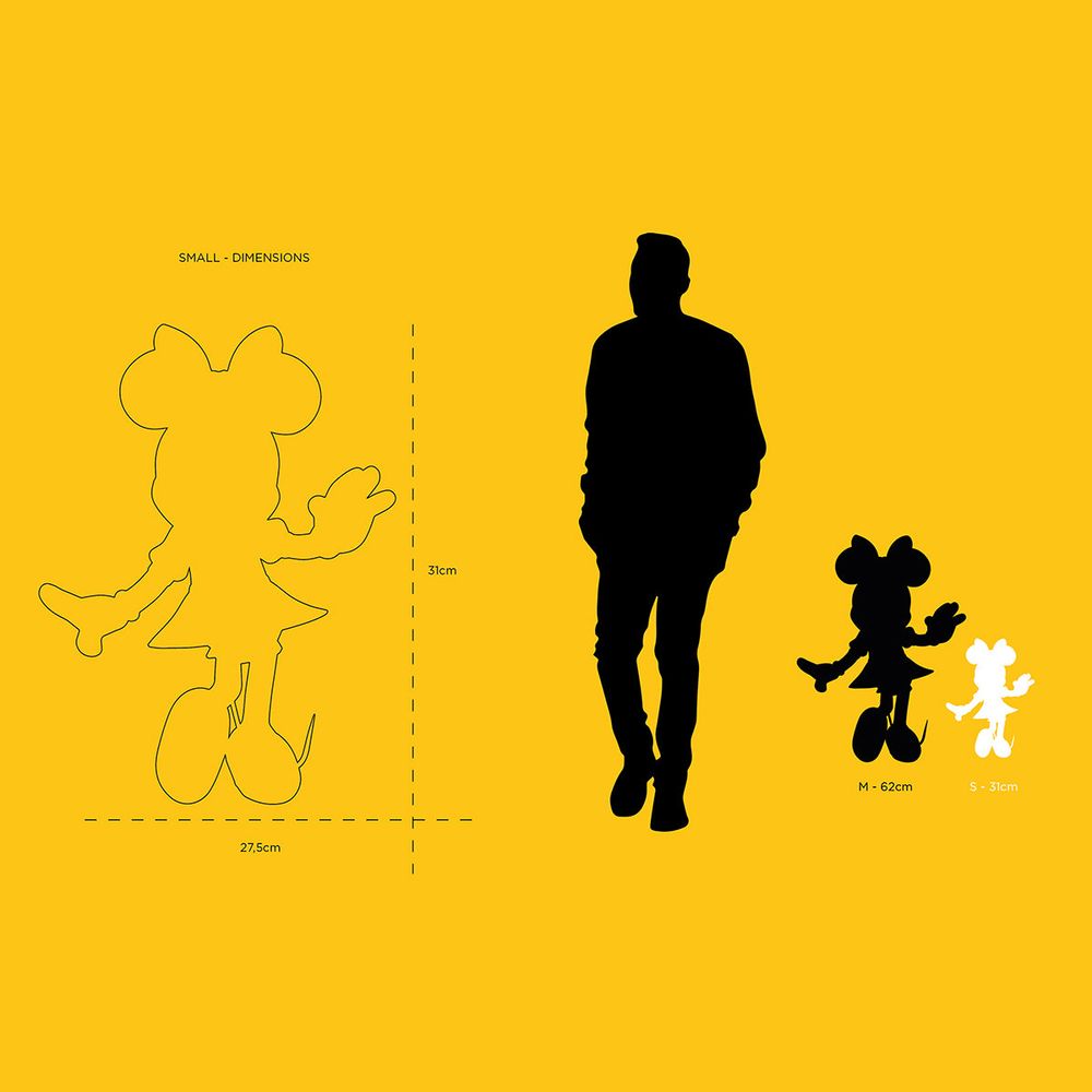 Minnie Mouse 12" Welcome Studio Figurine - Silver