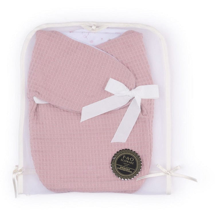 FAO Schwarz Baby Doll Adoption FAO Baby Doll Adoption Swaddle - Vintage Pink