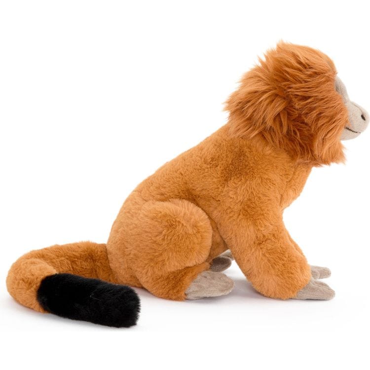 FAO Schwarz Plush 12" Adopt A Wild Pal Endangered Gold Lion Tamarin Plush