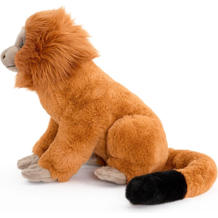 FAO Schwarz Plush 12" Adopt A Wild Pal Endangered Gold Lion Tamarin Plush