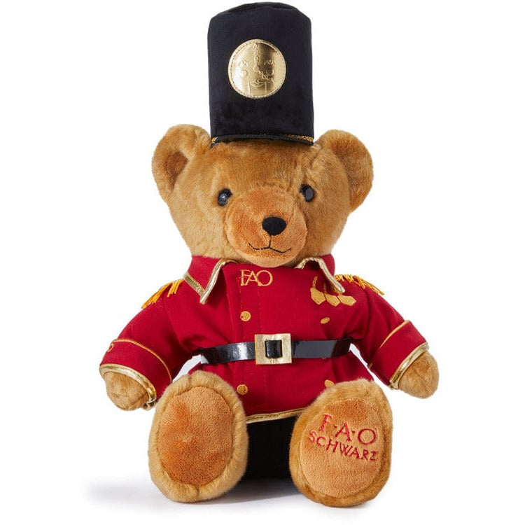 Fao Schwarz Gigi Hadid Plush Toy Soldier Teddy Bear, Red