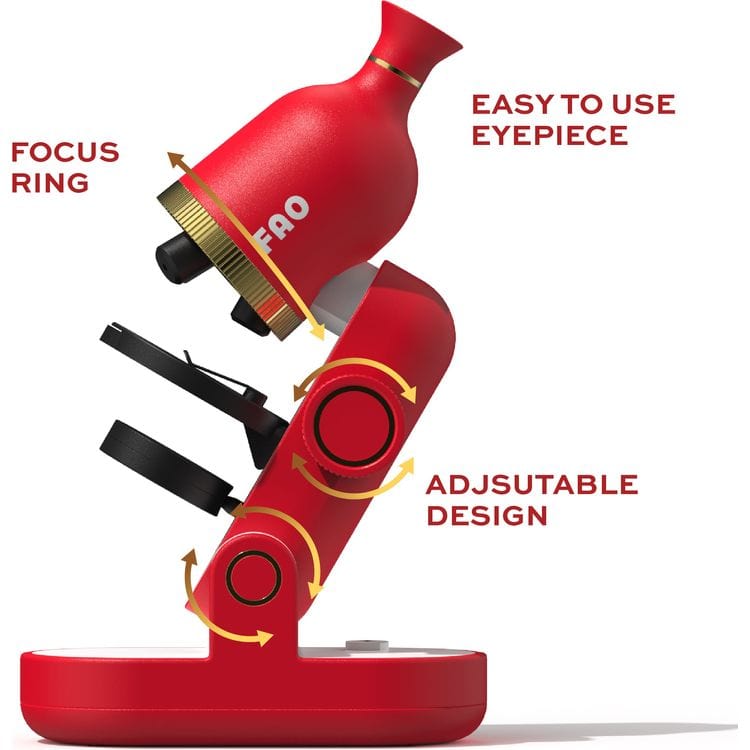 FAO Schwarz STEM 40-Piece Microscope Science Set