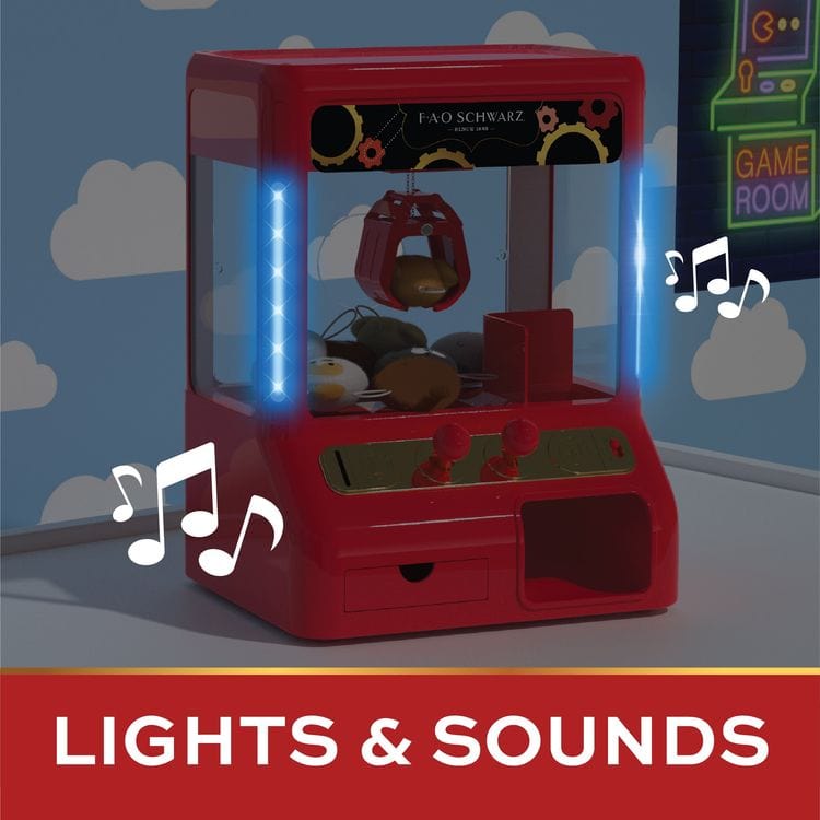 FAO Schwarz STEM Arcade Claw Game with Plush Prizes