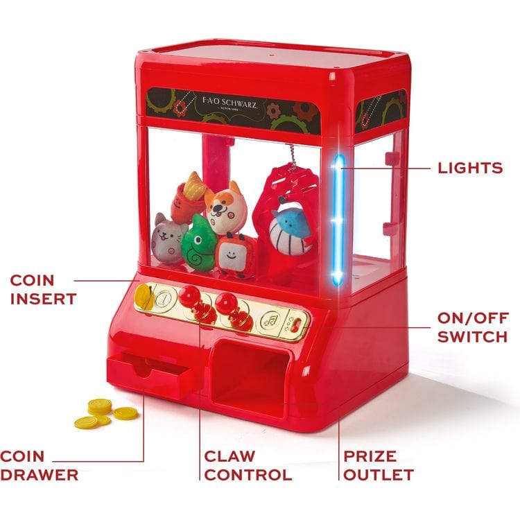 FAO Schwarz STEM Arcade Claw Game with Plush Prizes