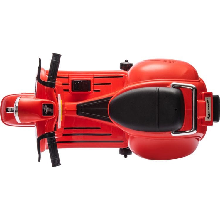 Freddo Outdoor 12V Vespa Electric Ride-On Scooter - Red
