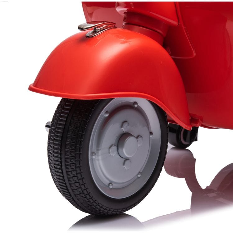 Freddo Outdoor 12V Vespa Electric Ride-On Scooter - Red