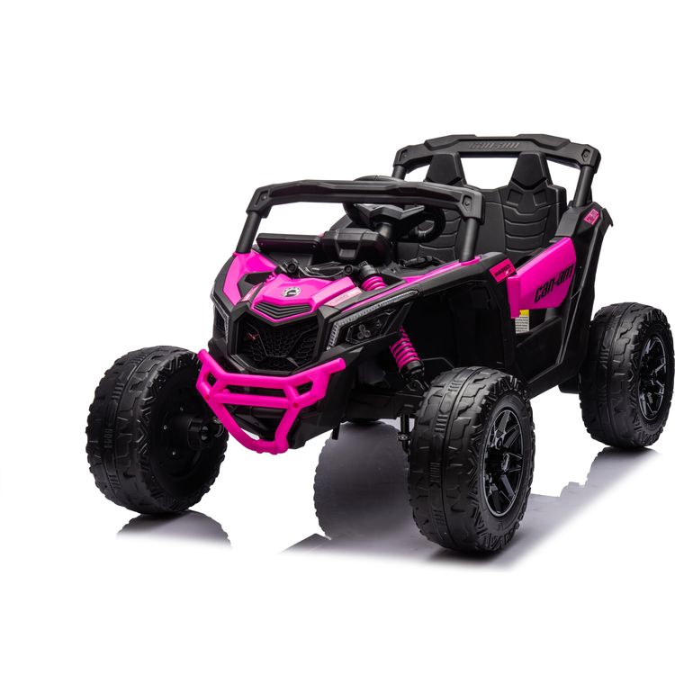 Freddo Outdoor 24V Can Am Maverick 1-Seater UTV Ride On - Pink