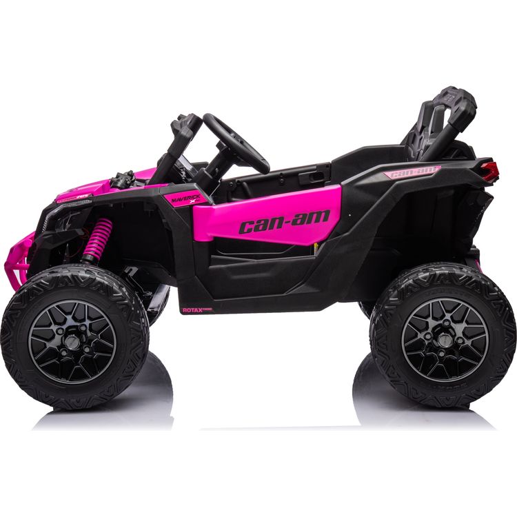 Freddo Outdoor 24V Can Am Maverick 1-Seater UTV Ride On - Pink