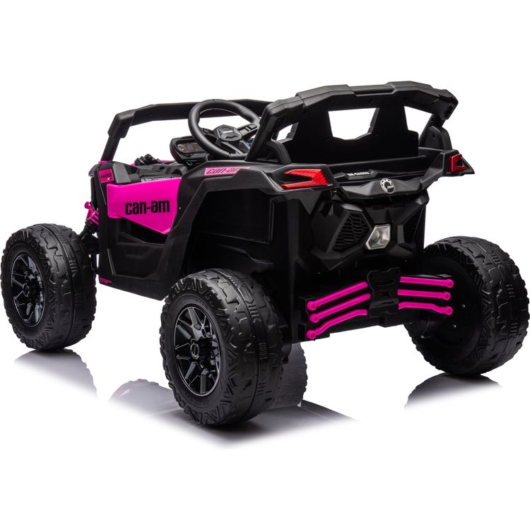 Freddo Outdoor 24V Can Am Maverick 1-Seater UTV Ride On - Pink