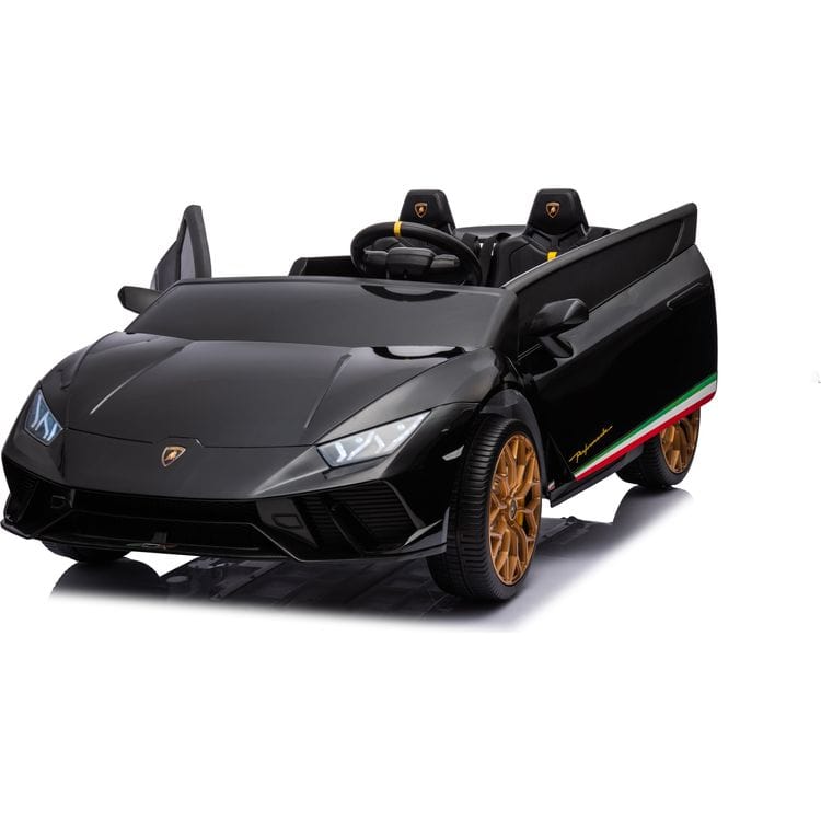 Freddo Outdoor 24V Lamborghini Huracan 2-Seater Electric Ride On - Black