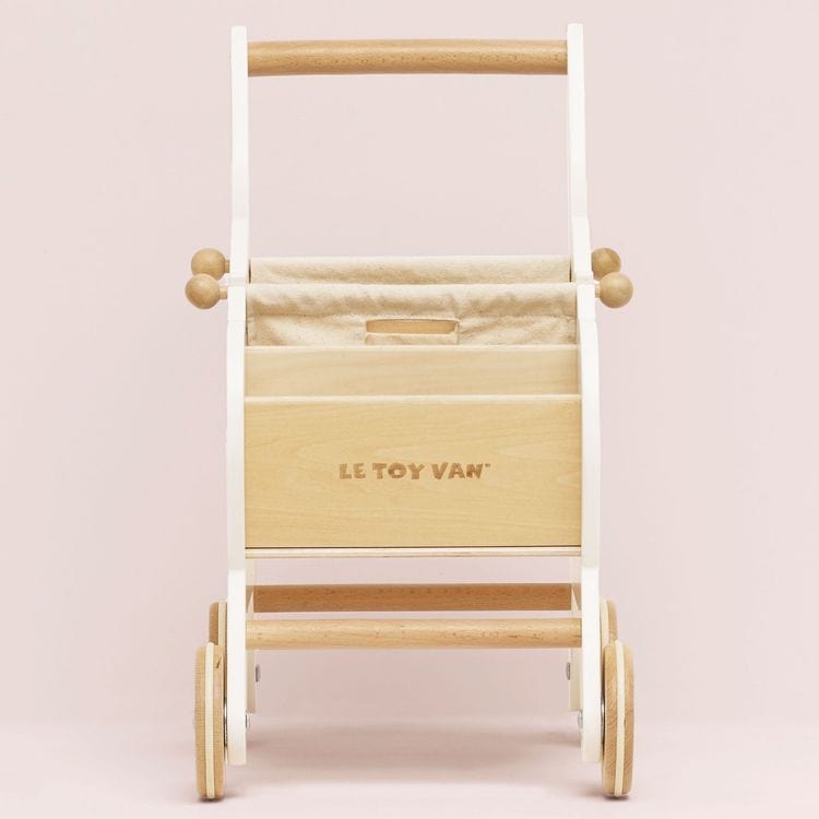 Le Toy Van Preschool Shopping Grocery Trolley & Bag