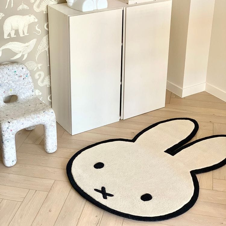 Maison Deux Room Decor Miffy Rug - Cream