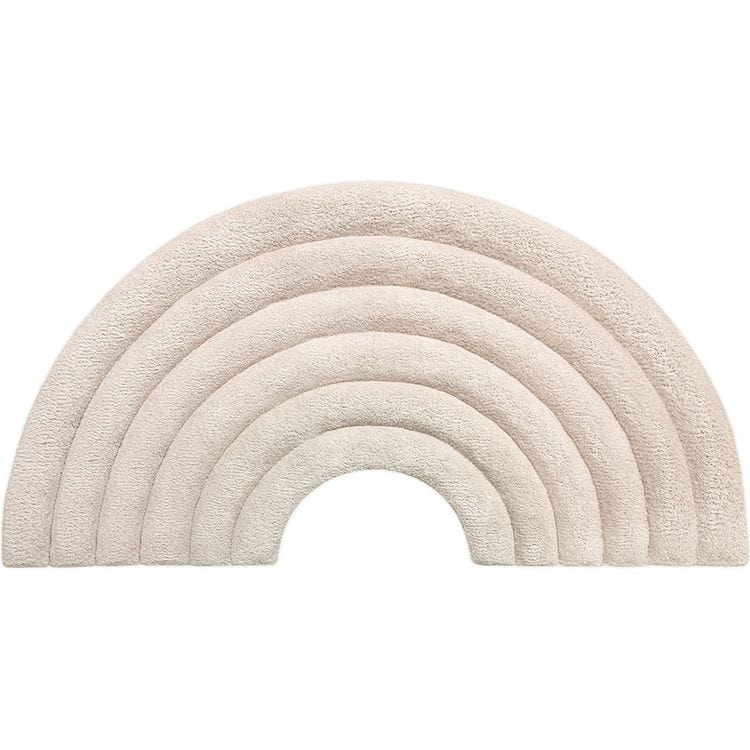 Maison Deux Room Decor Rainbow Rug - Off White