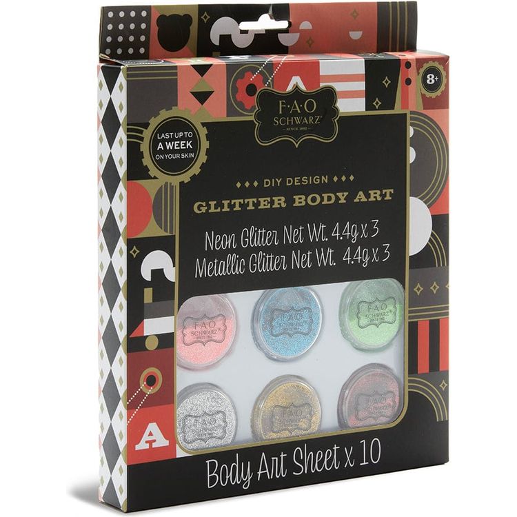 Marvin's Magic Creativity F.A.O. Schwarz® DIY Glitter Body Art Kit