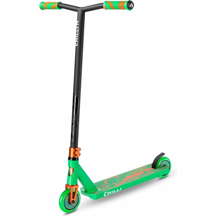 Micro Kickboard Outdoor Chilli Critter Scooter - Green Chameleon