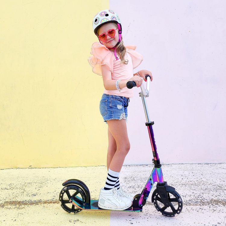 Micro Kickboard Outdoor Micro Cruiser LED Scooter - Neochrome